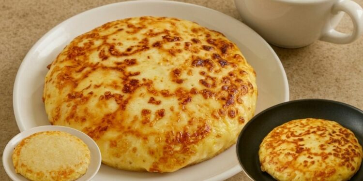 Easy and Quick Skillet Snack with Cheese