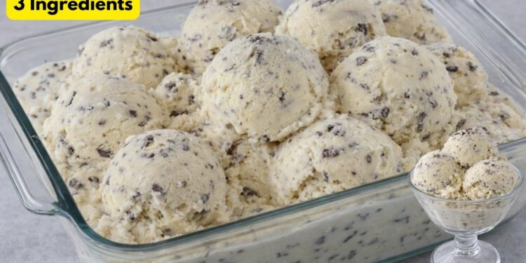 Homemade Ice Cream with 3 Simple and Easy Ingredients