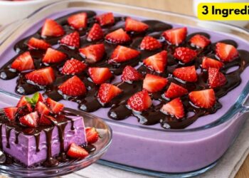 Creamy Grape Dessert (Without Condensed Milk) with 3 ingredients