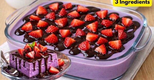 Creamy Grape Dessert (Without Condensed Milk) with 3 ingredients