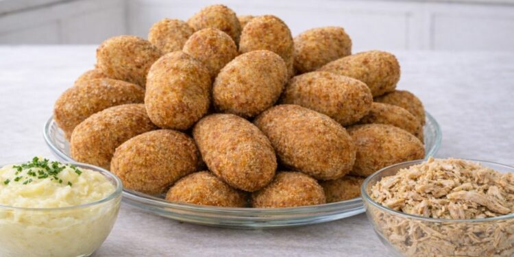 Crispy Chicken Potato Croquettes (Easy High-Protein Snack)