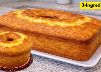 Easy and Quick Dairy-Free Cake with 3 Easy Ingredients