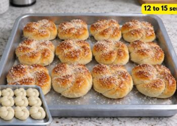 Homemade Soft Rolls With Sweet Condensed Milk, Easy And Economical.