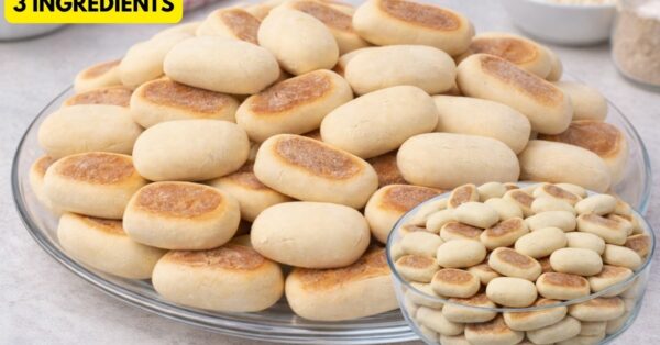 Melt-in-your-mouth cornstarch cookies with 3 ingredients