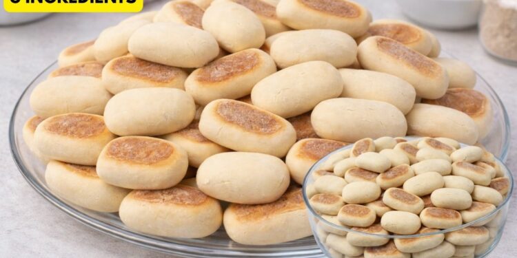 Melt-in-your-mouth cornstarch cookies with 3 ingredients