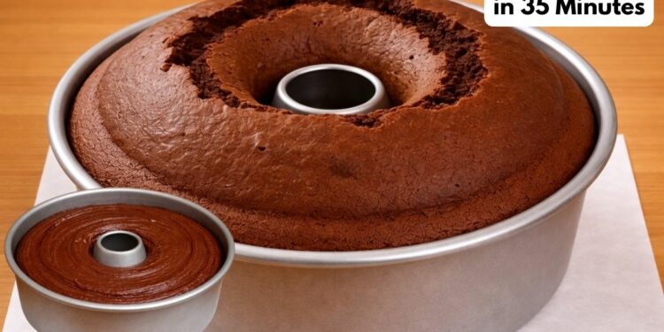 Easy Blender Chocolate Cake Recipe
