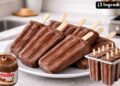 Nutella Popsicle with 3 ingredients in the Blender, Super Creamy